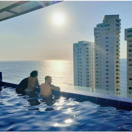 Apartamento 15 Vista Al Mar, Playa Rodadero, Santa Marta